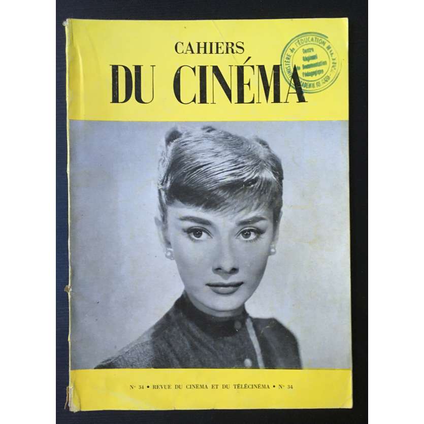 LES CAHIERS DU CINEMA Magazine N°034 -  1954 - Audrey Hepburn
