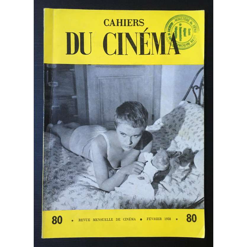 LES CAHIERS DU CINEMA Magazine N°080 - 1958 - Jean Seberg