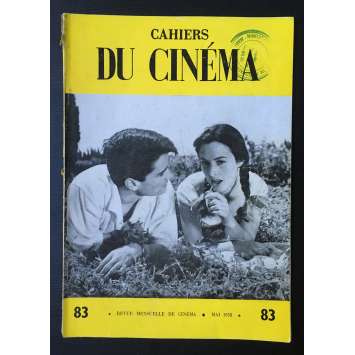 LES CAHIERS DU CINEMA Magazine N°083 - 1958 - Jacques Tati, L'eau Vive