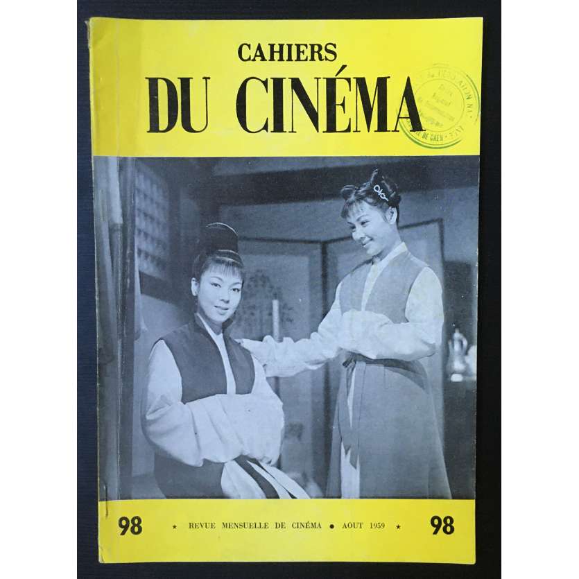 LES CAHIERS DU CINEMA Magazine N°098 - 1959 - Mizoguchi