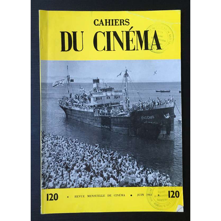 LES CAHIERS DU CINEMA Magazine N°120 -  1961 - Exodus