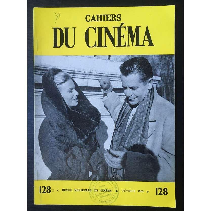 LES CAHIERS DU CINEMA Magazine N°128 - 1962 - Glen Ford, Minelli