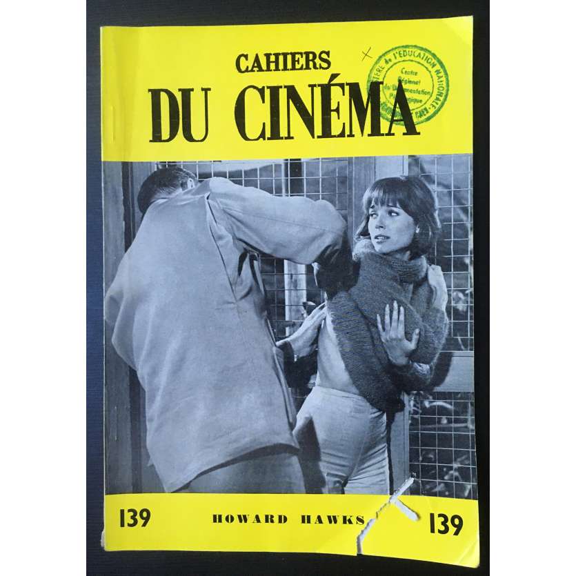 LES CAHIERS DU CINEMA Magazine N°139 - 1962 - Howard Hawks