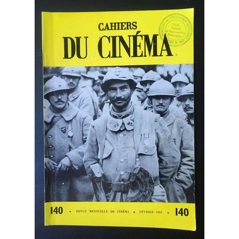LES CAHIERS DU CINEMA Magazine N°140 - 1963 - Robert Bresson