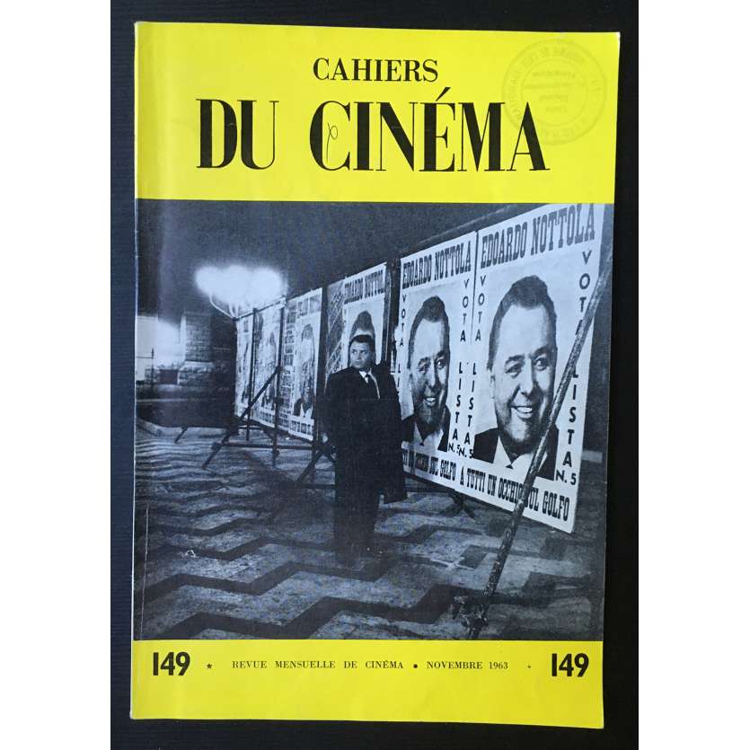 LES CAHIERS DU CINEMA Magazine N°149 - 1963 - Franju