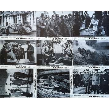 THE LONGEST DAY Original Lobby Cards x9 - 9x12 in. - 1962/R1970 - Ken Annakin, John Wayne, Dean Martin THE LONGEST DAY Original Lobby Cards x9 - 9x12 in. - 1962/R1970 - Ken Annakin, John Wayne, Dean Martin