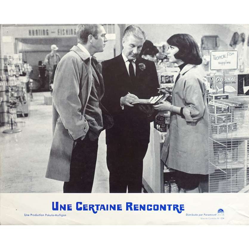 UNE CERTAINE RENCONTRE Photo de film N03 - 21x30 cm. - 1962 - Steve McQueen, Robert Mulligan