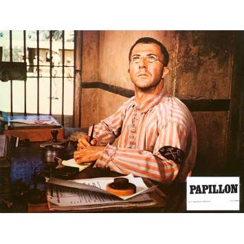 PAPILLON Original Lobby Card N04 - 9x12 in. - 1973 - Franklin J. Schaffner, Steve McQueen