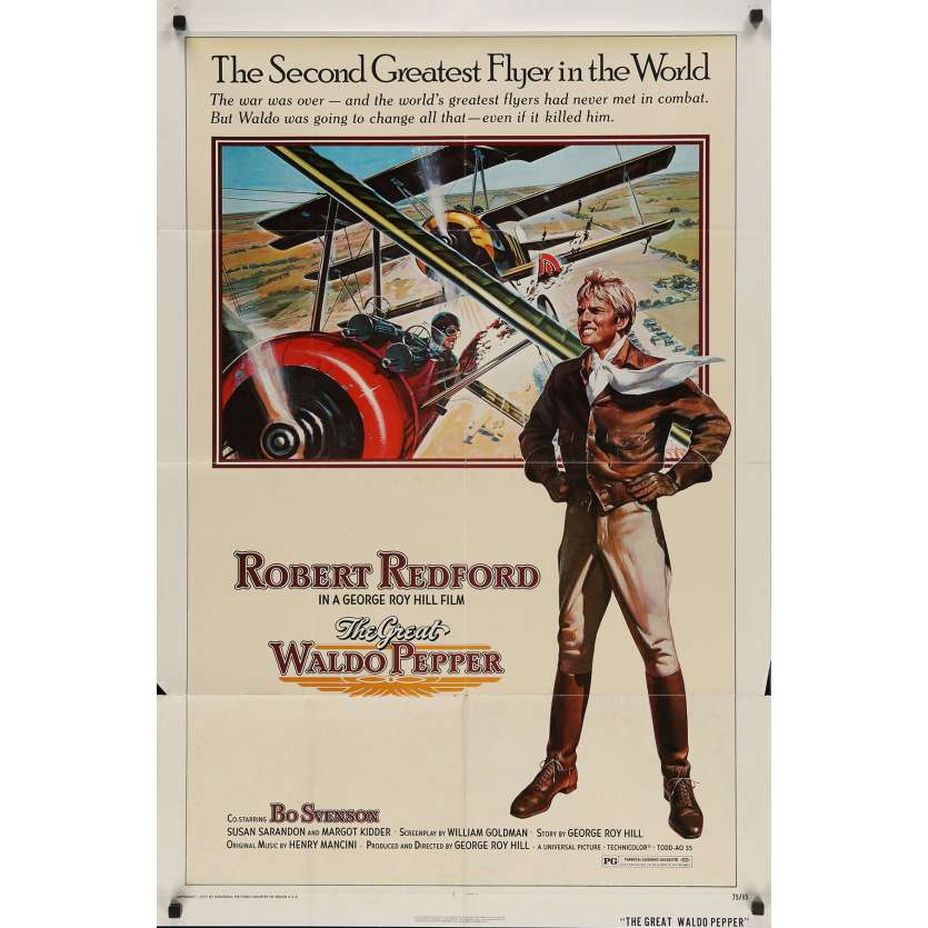 LA KERMESSE DES AIGLES Affiche de film  - 69x104 cm. - 1975 - Robert Redford, George Roy Hill
