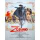 ZORRO Original Movie Poster  - 47x63 in. - 1975 - Duccio Tessari, Alain Delon