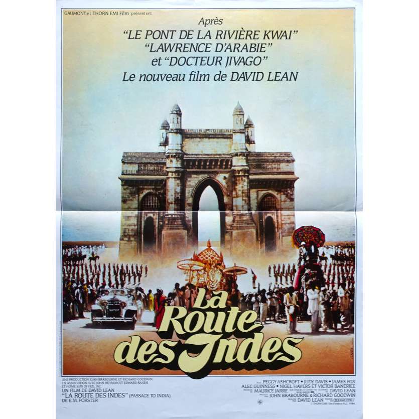 LA ROUTE DES INDES Affiche de film - 40x60 cm. - 1984 - Judy Davis, David Lean
