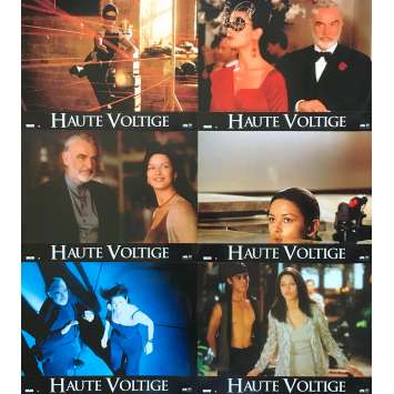 ENTRAPMENT Original Lobby Cards x6 - 9x12 in. - 1999 - Jon Amiel, Sean Connery