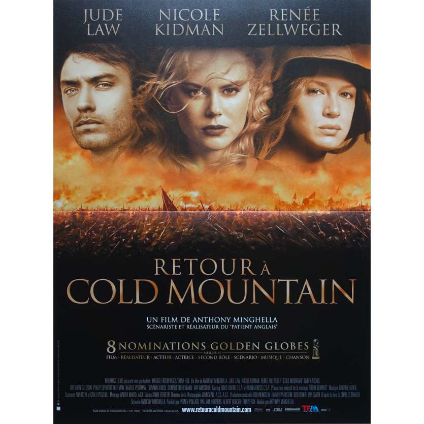 COLD MOUNTAIN Original Movie Poster - 15x21 in. - 2003 - Anthony Minghella, Jude Law, Nicole Kidman