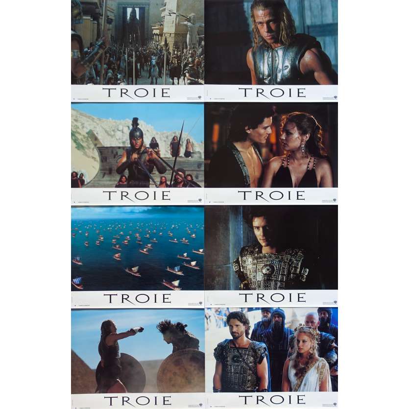 TROIE Photos de film  - 21x30 cm. - 2004 - Brad Pitt, Wolfgang Petersen