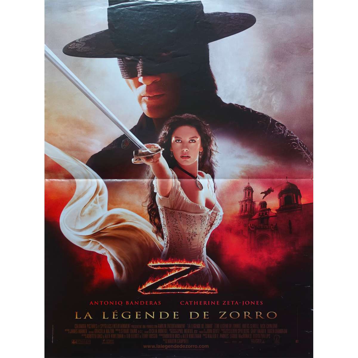 La Légende De Zorro Affiche de cinéma Française de LA LEGENDE DE ZORRO