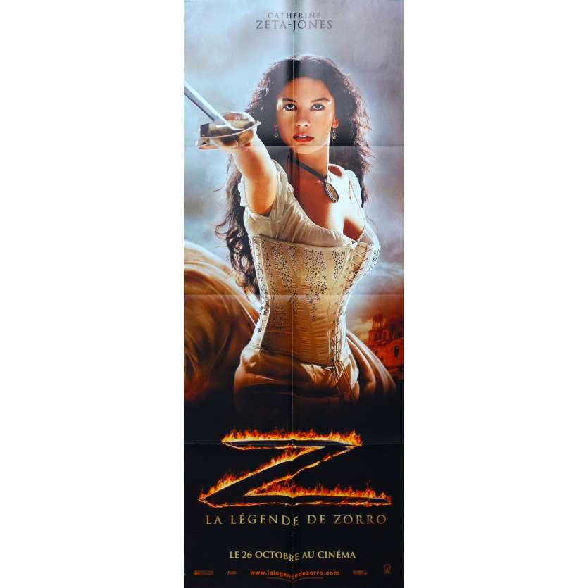THE LEGEND OF ZORRO Original Movie Poster - 23x63 in. - 2005 - Martin Campbell, Antonio Banderas, Catherine Zeta-Jones