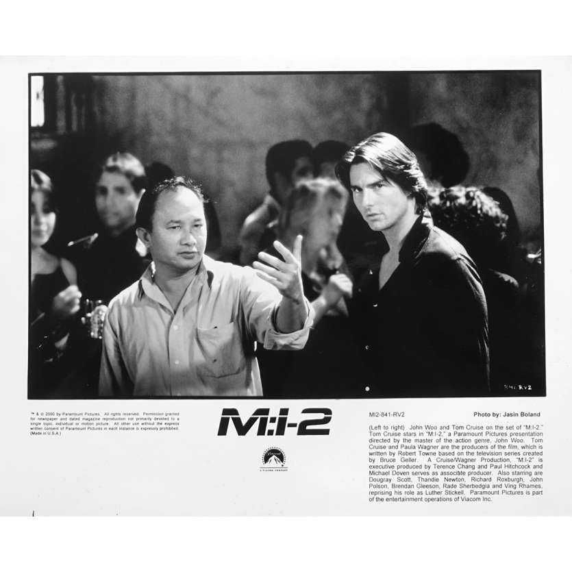 MISSION IMPOSSIBLE 2 MI2 Photo de presse N03 - 20x25 cm. - 2006 - Tom Cruise, John Woo