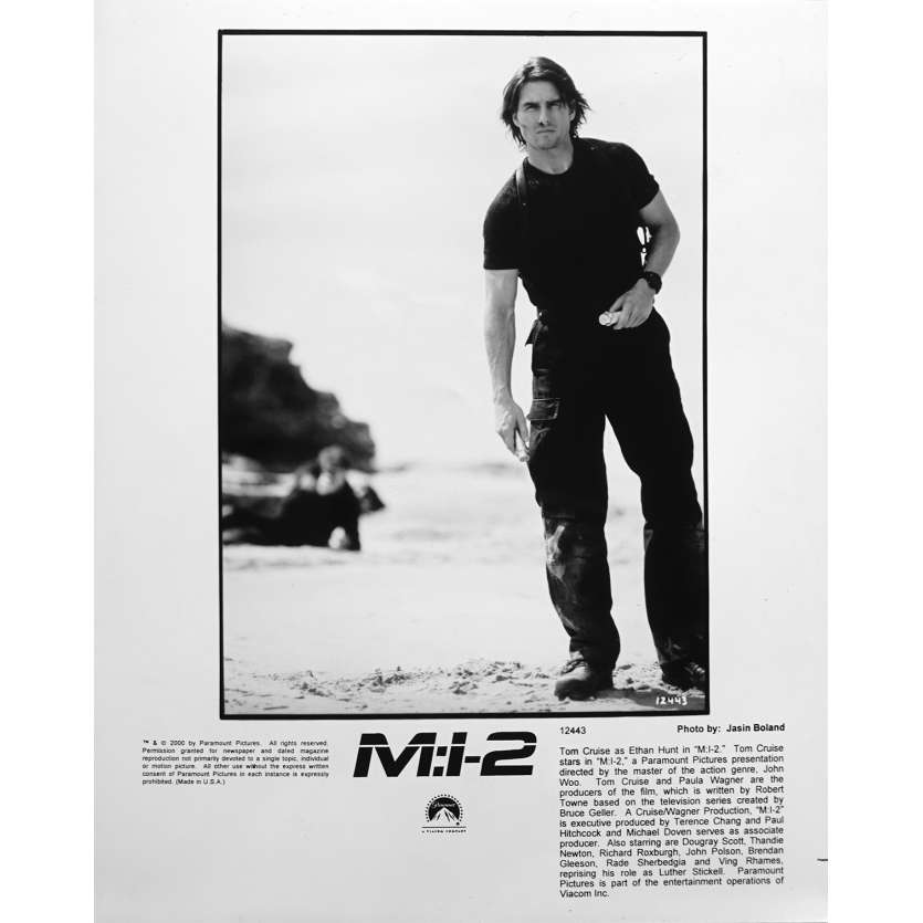 MISSION IMPOSSIBLE 2 MI2 Photo de presse N02 - 20x25 cm. - 2006 - Tom Cruise, John Woo
