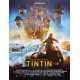 THE ADVENTURES OF TINTIN Original Movie Poster - 15x21 in. - 2011 - Steven Spielberg, Jamie Bell