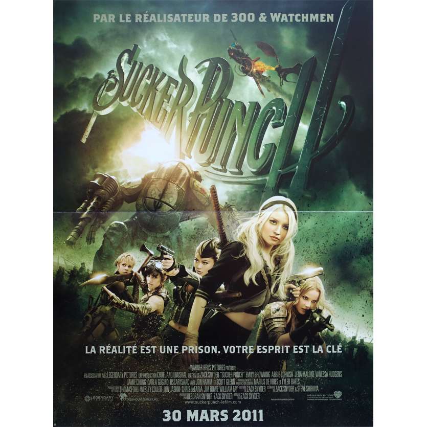 SUCKER PUNCH Affiche de film - 40x60 cm. - 2011 - Emily Browning, Zack Snyder