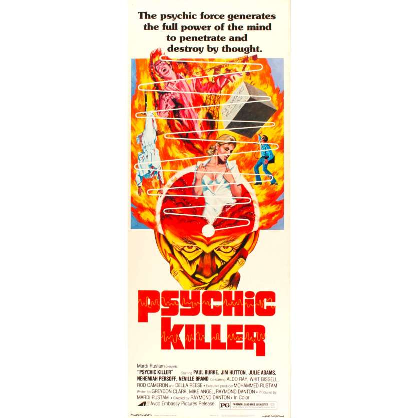 PSYCHIC KILLER  Affiche du film - 36x91 cm