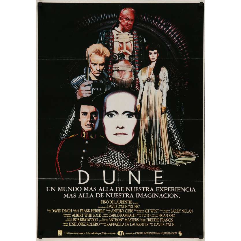 DUNE Affiche de film - 70x100 cm. - 1982 - Kyle McLachlan, David Lynch