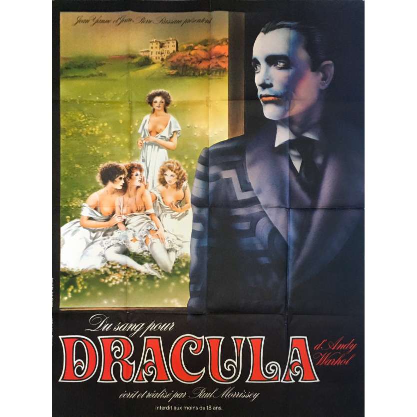 BLOOD FOR DRACULA Original Movie Poster  - 47x63 in. - 1974 - Paul Morrissey, Joe Dallesandro