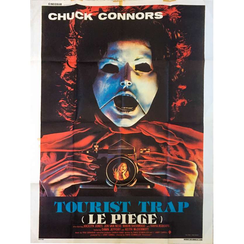 TOURIST TRAP Original Movie Poster - 47x63 in. - 1979 - David Schmoeller, Chuck Connors