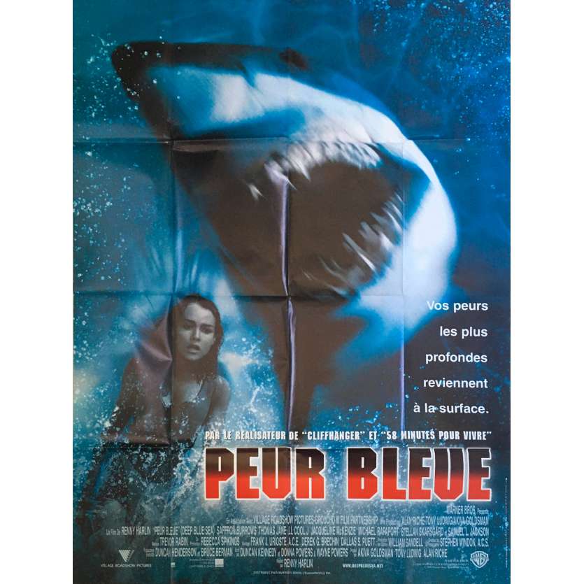 Affiche de cinéma Française de PEUR BLEUE