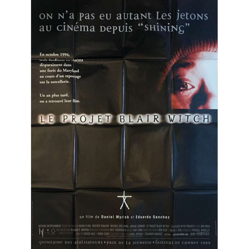 LE PROJET BLAIR WITCH Affiche de film - 120x160 cm. - 1999 - Heather Donahue, Daniel Myrick