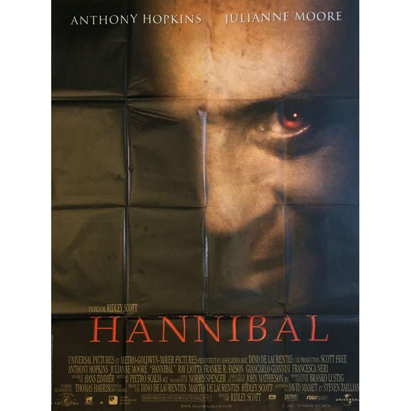 HANNIBAL Original Movie Poster  - 47x63 in. - 2013 - Bryan Fuller, Mads Mikkelsen