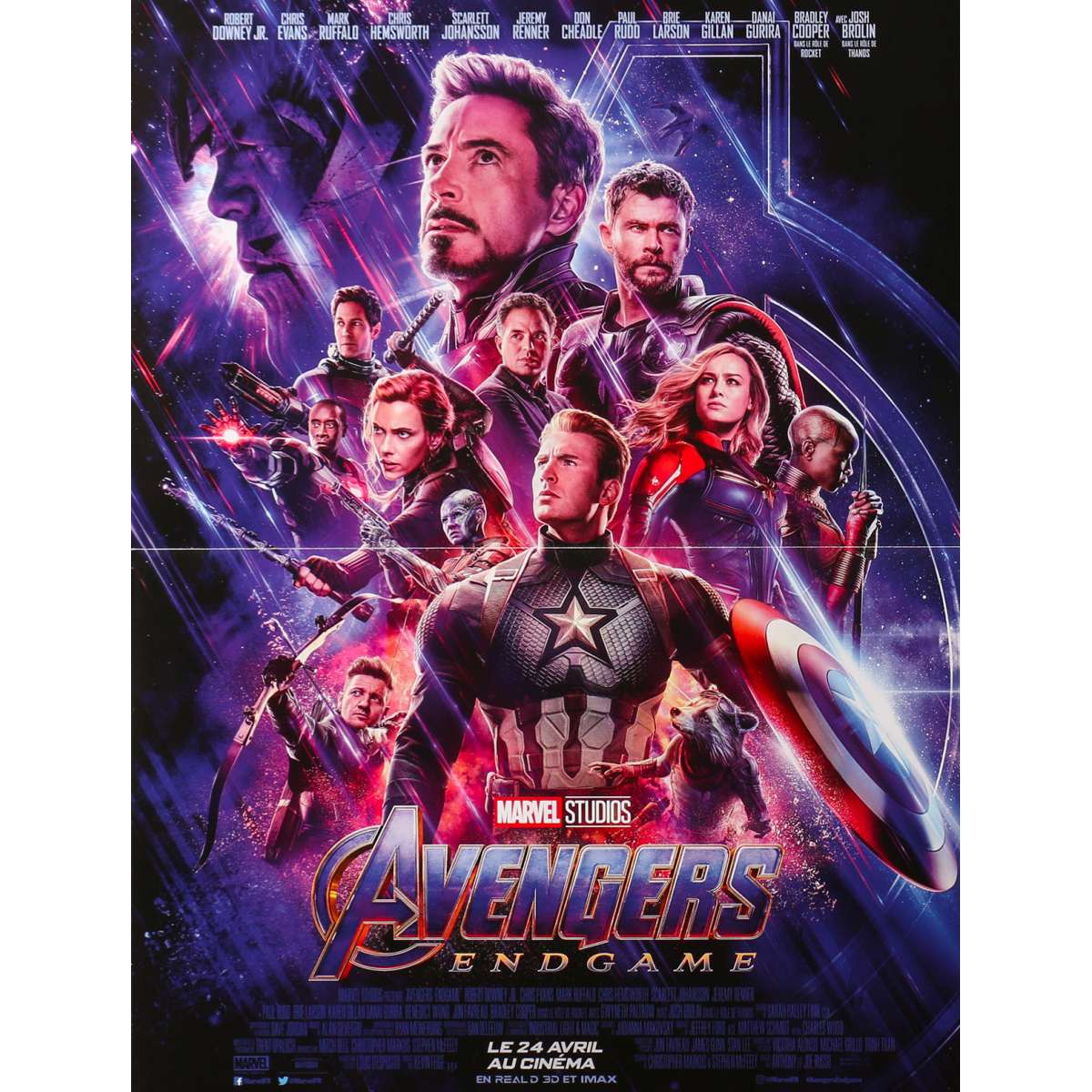 Avengers Endgame Film Complet En Fr Affiche de cinéma Française de AVENGERS ENDGAME