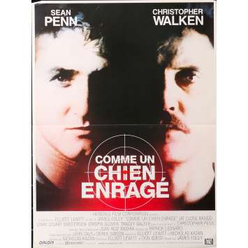 COMME UN CHIEN ENRAGE Affiche de film - 40x60 cm. - 1986 - Sean Penn, Christopher Walken, James Foley