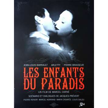 LES ENFANTS DU PARADIS Affiche de film - 40x60 cm. - R2000 - Arletty, Jean-Louis Barrault, Marcel Carné