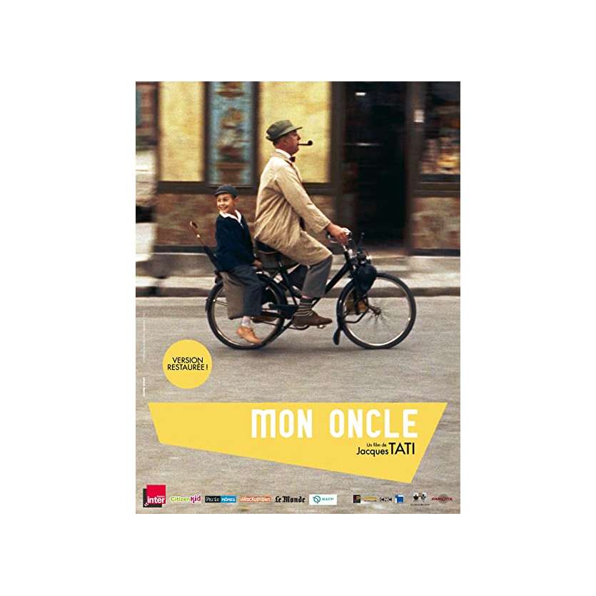 MON ONCLE Affiche de film - 40x60 cm. - R2000 - Jean-Pierre Zola, Jacques Tati