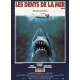 LES DENTS DE LA MER Affiche de film  - 40x60 cm. - R1990 - Roy Sheider, Steven Spielberg