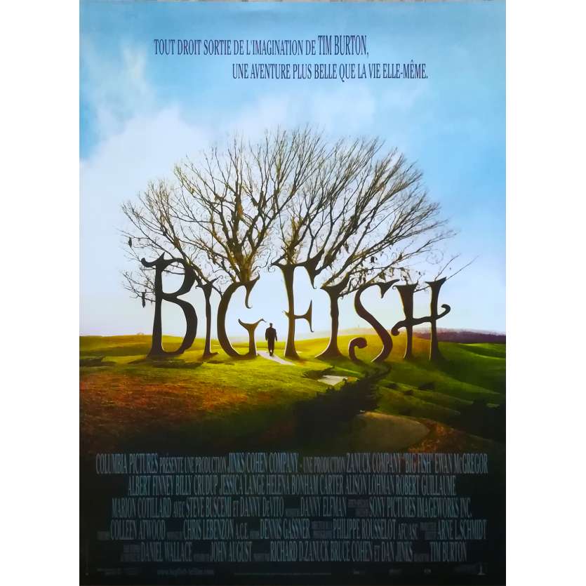 BIG FISH Affiche de film - 40x60 cm. - R1990 - Ewan McGregor, Tim Burton