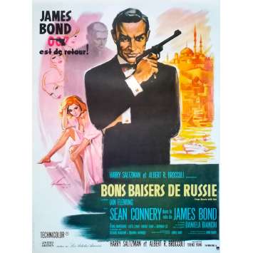 BONS BAISERS DE RUSSIE Affiche de film - 40x60 cm. - R1990 - Sean Connery, Terence Young