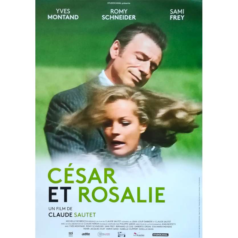 CESAR AND ROSALIE Movie Poster - 15x21 in. - R2000 - - Claude Sautet, Yves Montand