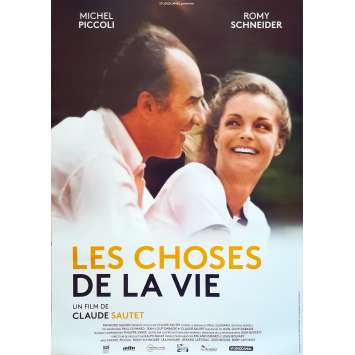 LES CHOSES DE LA VIE Affiche de film - 40x60 cm. - R2000 - Romy Schneider, Claude Sautet