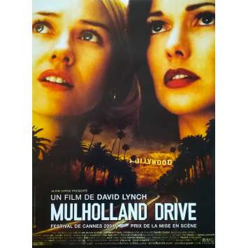 MULHOLLAND DR Movie Poster - 15x21 in. - 2001 - - David Lynch, Naomi Watts