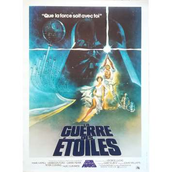 STAR WARS - LA GUERRE DES ETOILES Affiche de film - 40x60 cm. - R2000 - Harrison Ford, George Lucas