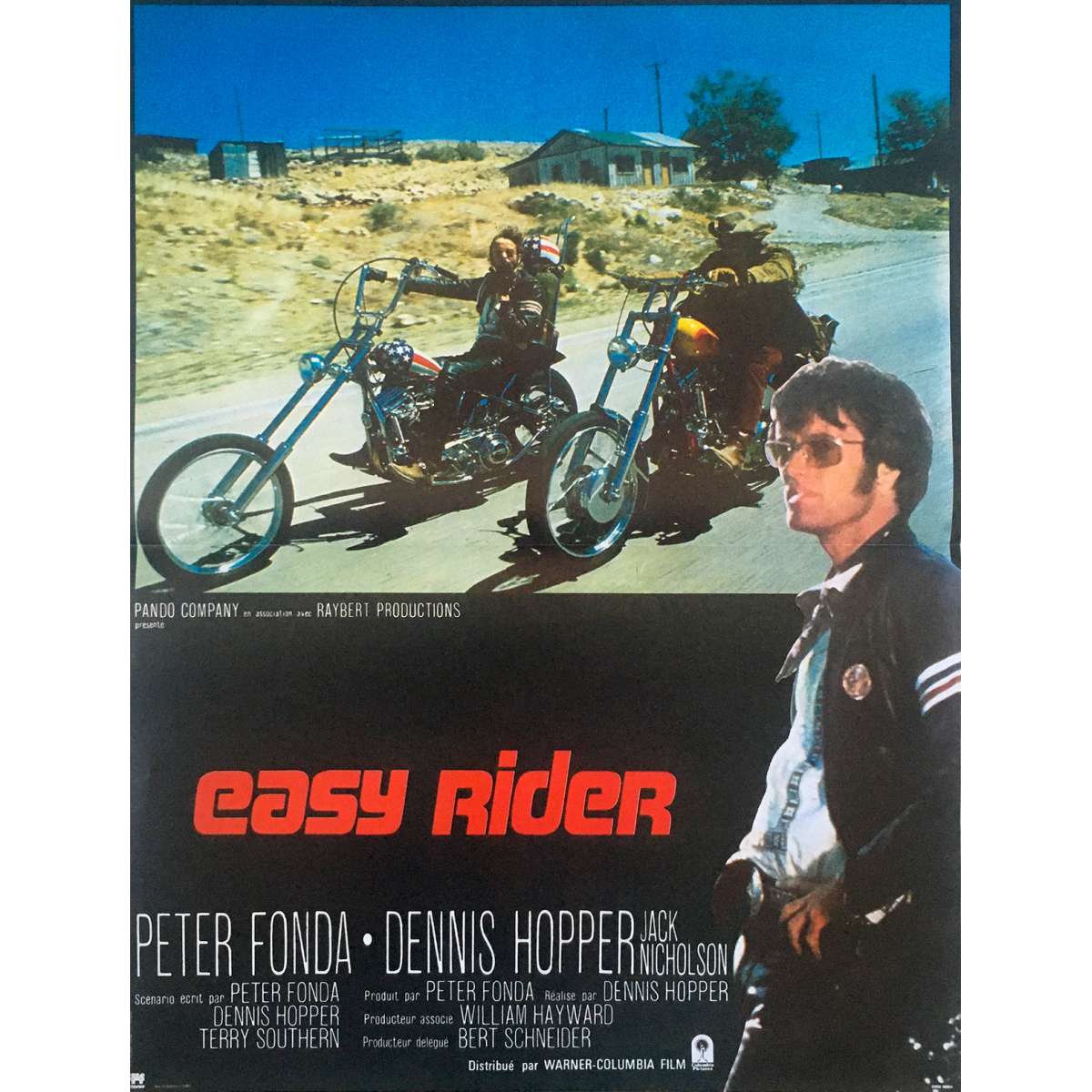Affiche de cinéma Française de EASY RIDER
