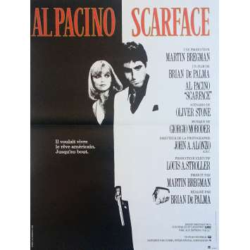 SCARFACE Affiche de film - 40x60 cm. - R1990 - Al Pacino, Brian de Palma SCARFACE Affiche de film - 40x60 cm. - R1990 - Al Pacino, Brian de Palma