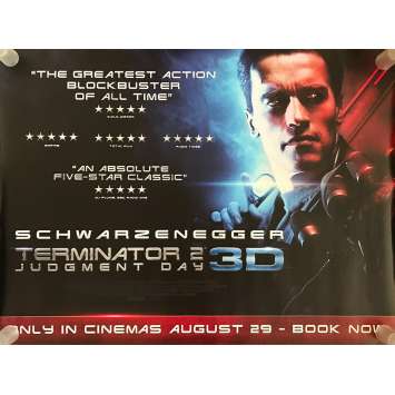 TERMINATOR 2 Affiche de film - 76x102 cm. - R2010 - Arnold Schwarzenegger, James Cameron