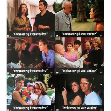 SUMMER THINGS Original Lobby Cards - 9x12 in. - 2002 - Michel Blanc, Jacques Dutronc