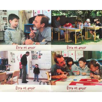 TO BE AND TO HAVE Original Lobby Cards - 9x12 in. - 2002 - Nicolas Philibert, Georges Lopez