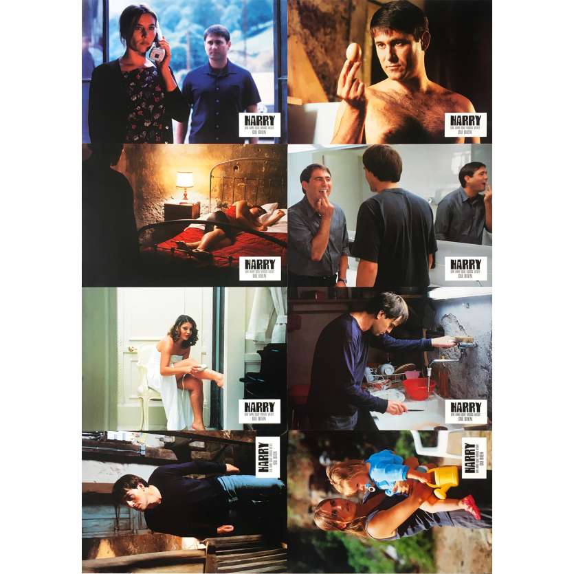 WITH A FRIEND LIKE HARRY Original Lobby Cards - 9x12 in. - 2000 - Dominik Moll, Sergi Lopez