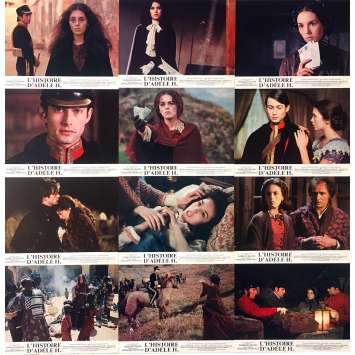 THE STORY OF ADELE H. Original Lobby Cards Set A - 9x12 in. - 1975 - François Truffaut, Isabelle Adjani