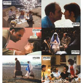 MY FATHER IS AN ENGINEER Original Lobby Cards - 9x12 in. - 2004 - Robert Guédiguian, Ariane Ascaride